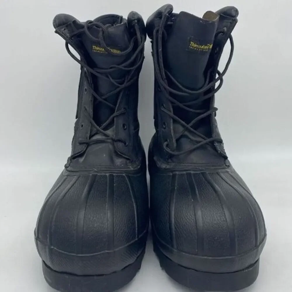 LaCrosse‎ Boots Men 8 Black Iceberg II Snow Thinsulate Waterproof Winter